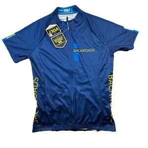 Volt Cyclewear Backroads Cycling Jersey Womens Small Full Zip Bike Shirt -572